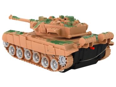 Preview: Lean R/C Panzer ferngesteuerte Lichter Sound Sand 1:18 27MHz RC-Fahrzeug