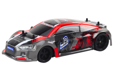 Preview: Lean RC Ferngesteuertes Auto 1:18 Gummiräder Drift Rot RC-Fahrzeug