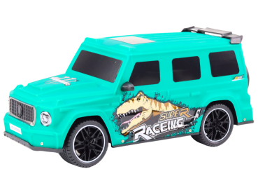 Preview: Lean Ferngesteuertes RC-Auto mit Dinosaurier, Maßstab 1:10, Grün RC-Fahrzeug