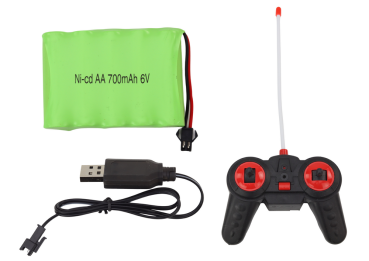 Preview: Lean Ferngesteuertes RC-Polizeiauto im Maßstab 1:12 in Blau RC-Fahrzeug