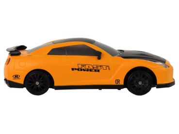 Preview: Lean Ferngesteuerter Sportwagen R/C 1:24 Gelb mit austauschbaren Rädern RC-Fahrzeug