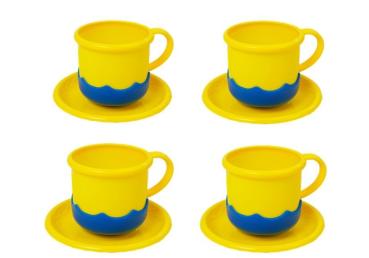 Lean Set mit Plastikgeschirr für den kleinen Koch Spielset Küche