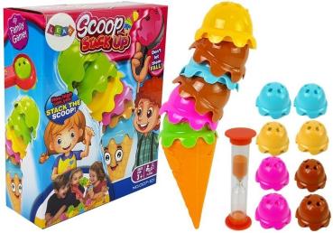 Eiscreme Stapelspiel Geschicklichkeitsspiel Waffel Turm Spiel Kinderspielzeug
