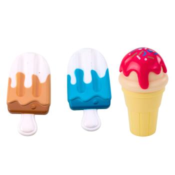 Preview: Lean Süßigkeiten-Set Eiscreme für Kinder Löffelbox 14-teilig  Spielset Küche