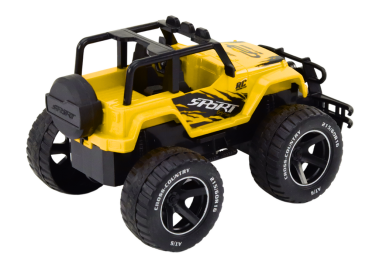 Preview: Lean Spielzeugauto Ferngesteuertes Geländewagen RC 1:18 Gelb RC-Fahrzeug