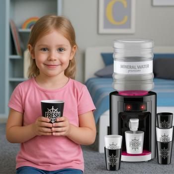 Preview: Lean Spielzeug-Wasserspender für Kinder mit Licht&Geräuschen rosa Spielset Küche