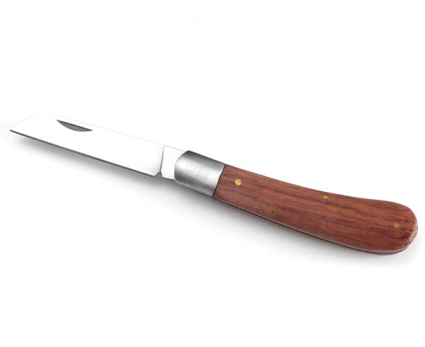 Taschenmesser Rosenholz Klappmesser Holzgriff Edelstahl Outdoor Messer