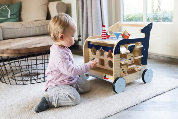 Small Foot Lauflernwagen Wal Kinder Spielzeug