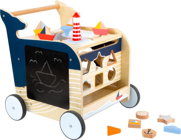 Small Foot Lauflernwagen Wal Kinder Spielzeug
