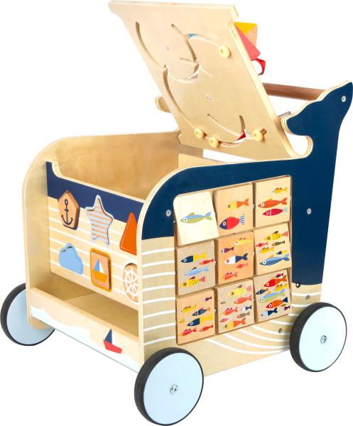 Small Foot Lauflernwagen Wal Kinder Spielzeug