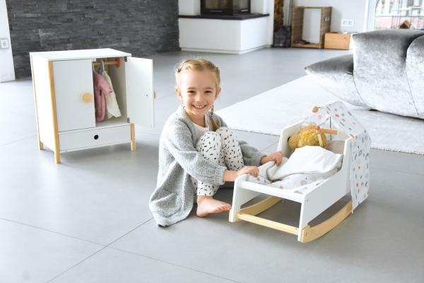Small Foot Puppenschrank "Little Button" Kinder Spielzeug