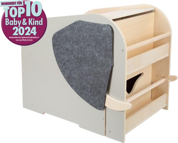 Small Foot Spielzeugbox mit Sitz und Rollen Elefant "Wildlife" Kinder Spielzeug