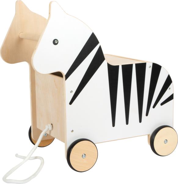 Small Foot Spielzeugkiste mit Rollen Zebra "Wildlife" Kinder Spielzeug