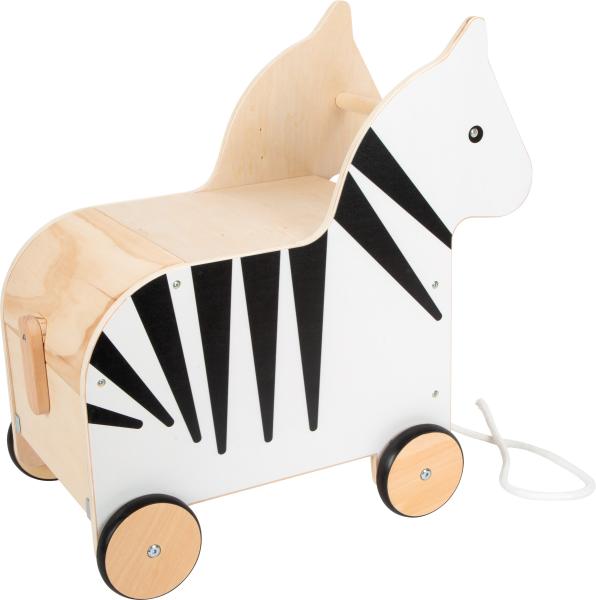 Small Foot Spielzeugkiste mit Rollen Zebra "Wildlife" Kinder Spielzeug