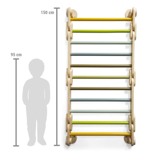 Small Foot Kletterdreieck-Sprossenwand 2in1 "Adventure" Kinder Spielzeug