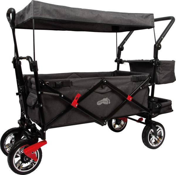 Small Foot Bollerwagen mit Dach Kinder Spielzeug