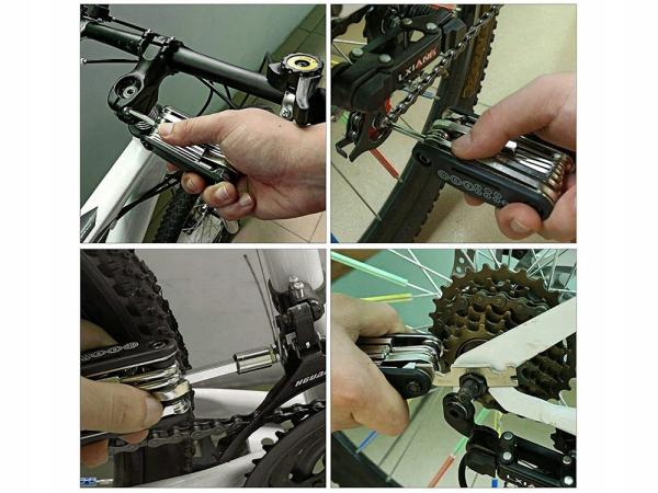 Fahrrad Werkzeug 16in1 Multitool Inbusschlüssel Werkzeugset Reparatur Unterwegs