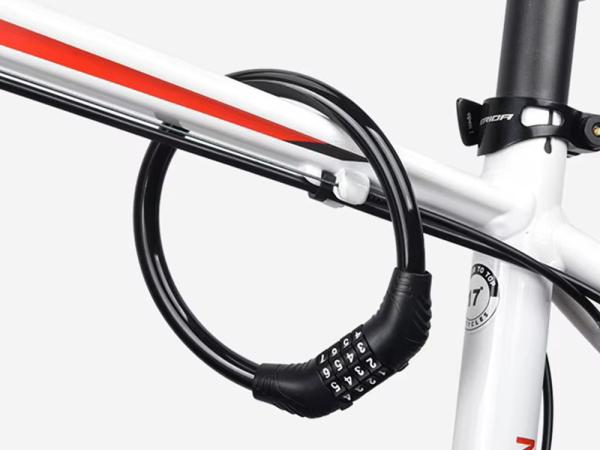 Fahrradschloss Zahlenschloss Kabelschloss 60cm Fahrrad Code Schloss 4-Stellig