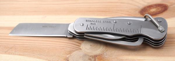 Seglermesser mit Marlspieker Edelstahl Taschenmesser Boots Messer 16cm