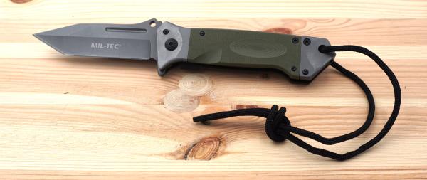 Taschenmesser DA35 Oliv Klappmesser Micarta Griff Outdoor Camping Messer