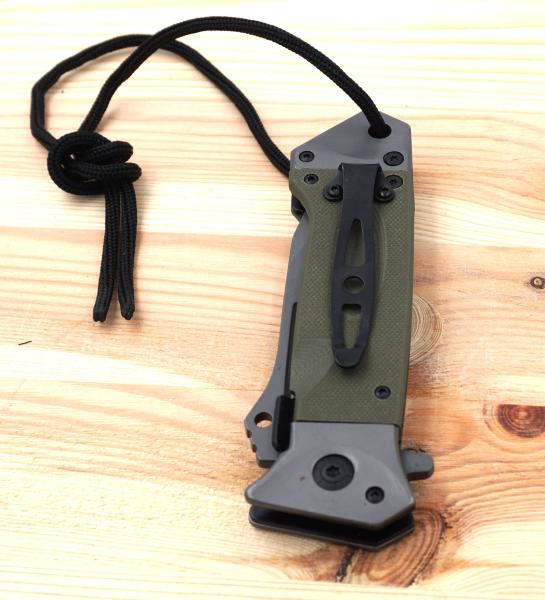 Taschenmesser DA35 Oliv Klappmesser Micarta Griff Outdoor Camping Messer