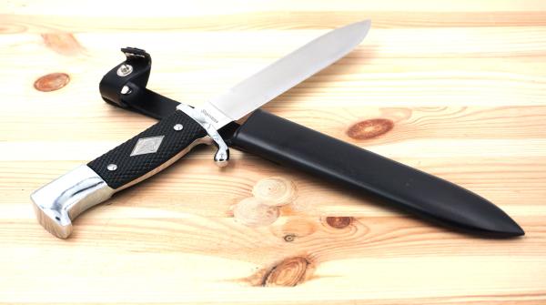 Fahrtenmesser 27cm Jagdmesser Outdoor Messer mit Metallscheide Bushcraft