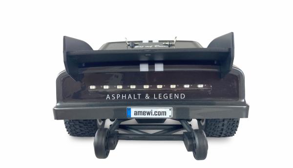 Amewi DR1.6 Drag Racer brushless 4WD 1:16 RTR dunkelgrau RC Spielzeug RC Auto