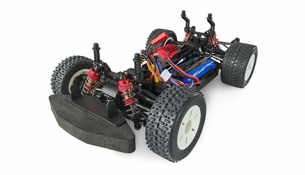 Amewi DR1.6 Drag Racer brushless 4WD 1:16 RTR dunkelgrau RC Spielzeug RC Auto