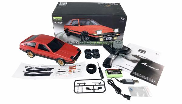 Amewi AE86 Sprinter Trueno Scale Drift Racing Car 1:18 RTR rot Spielzeug RC Auto