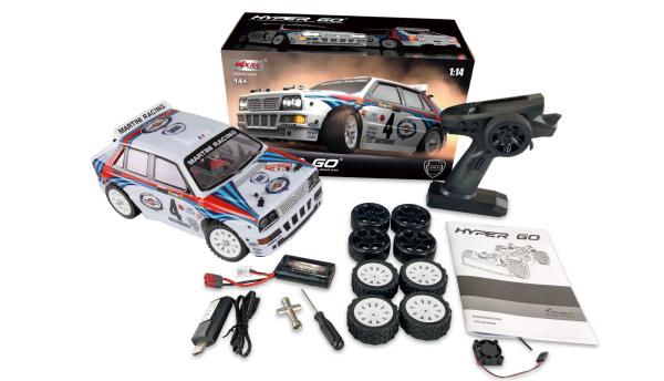 Amewi Hyper Go Lancia Delta HF Integrale Rallye/Drift 4WD 1:14 RTR RC Spielzeug RC Auto