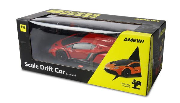 Amewi Lamborghini Veneno Drift Car 1:18 RTR rot RC Spielzeug RC Auto