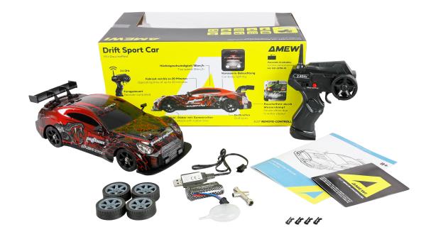 Amewi Drift Sport Car GTR 4WD 1:16 RTR rot RC Spielzeug RC Auto
