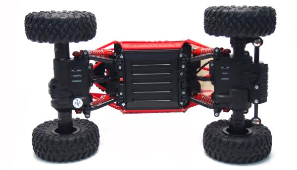 Amewi Conqueror "White-Red" Rock Crawler 4WD 1:18 RTR RC Spielzeug RC Auto
