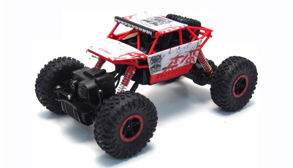 Amewi Conqueror "White-Red" Rock Crawler 4WD 1:18 RTR RC Spielzeug RC Auto