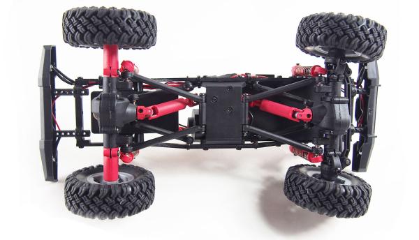 Amewi AMXRock Crawler AM24 4WD 1:24 RTR, Senffarben RC Spielzeug RC Auto