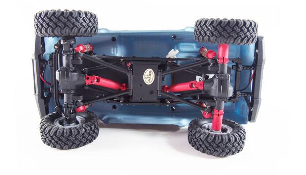 Amewi AMXRock Crawler AM24 4WD 1:24 RTR blau RC Spielzeug RC Auto