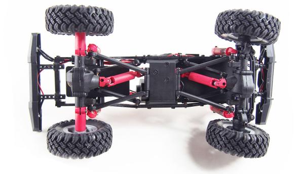 Amewi AMXRock Crawler AM24 4WD 1:24 RTR blau RC Spielzeug RC Auto