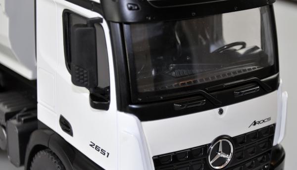 Amewi Mercedes-Benz Arocs Lkw Kipper PRO Metall V2 RTR weiß RC Spielzeug RC Auto