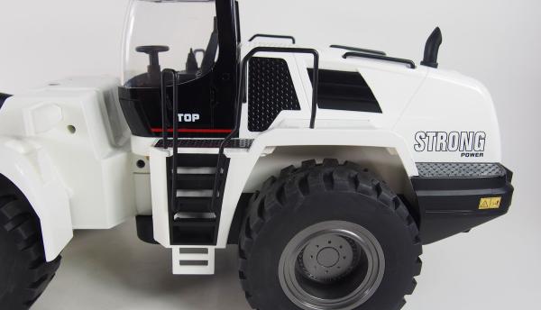 Amewi Radlader G484E AE Teilmetall Licht & Sound 10-Kanal 1:14 RTR weiß RC Auto