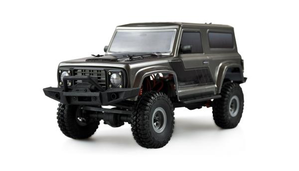 Amewi AMXRock AM18 Scale Crawler Geländewagen 1:18 RTR grau RC Spielzeug RC Auto