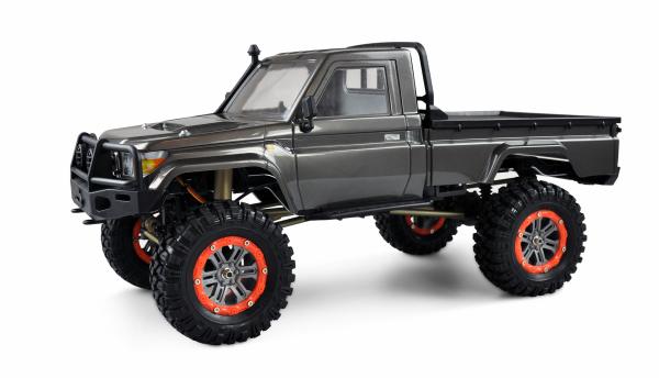 Amewi AMXRock RCX10P Scale Crawler Pick-up 1:10 RTR grau RC Spielzeug RC Auto