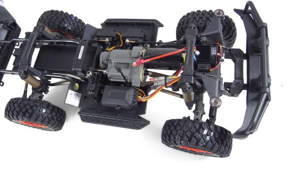 Amewi AMXRock RCX10P Scale Crawler Pick-up 1:10 RTR grau RC Spielzeug RC Auto