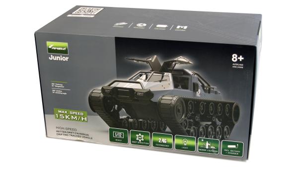 Amewi Ketten-Drift-Fahrzeug 1:12 RTR grau/blau RC Spielzeug RC Auto