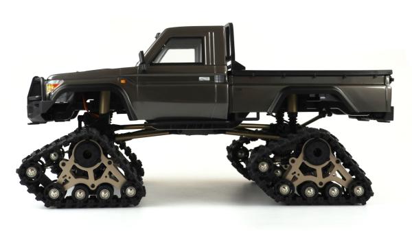 Amewi AMXRock RCX10TP Scale Crawler Pick-up 1:10 RTR grau RC Spielzeug RC Auto