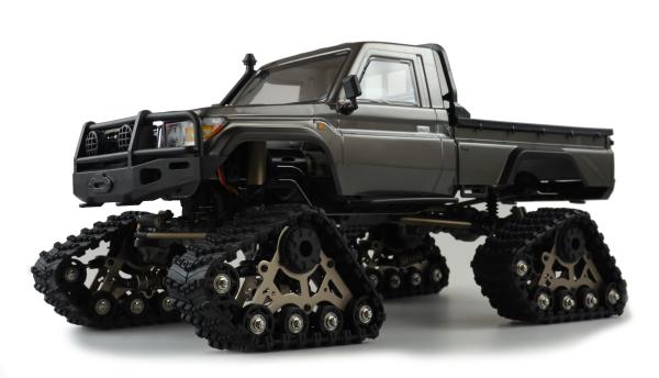Amewi AMXRock RCX10TP Scale Crawler Pick-up 1:10 RTR grau RC Spielzeug RC Auto
