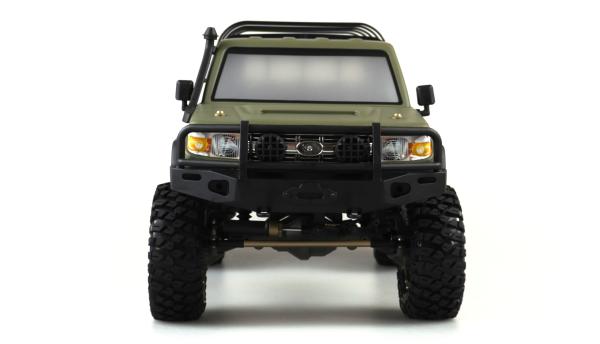 Amewi AMXRock RCX10PS Scale Crawler Pick-up 1:10 RTR mattgrün RC Auto Spielzeug