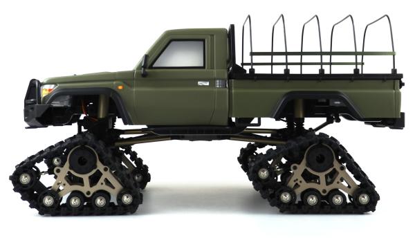 Amewi AMXRock RCX10PTS Scale Crawler Pick-up 1:10 RTR mattgrün RC Spielzeug RC Auto
