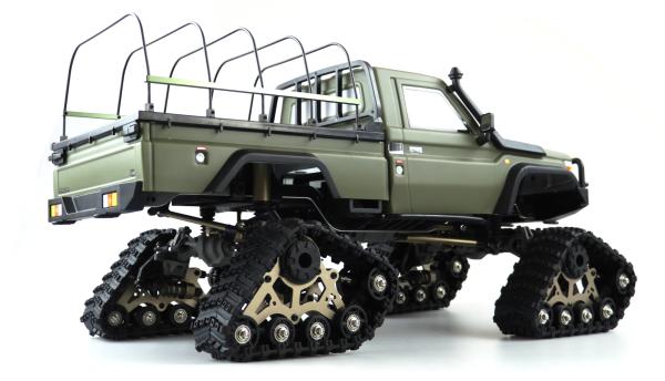 Amewi AMXRock RCX10PTS Scale Crawler Pick-up 1:10 RTR mattgrün RC Auto Modell
