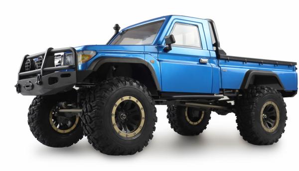Amewi AMXRock RCX8P Scale Crawler Pick-up 1:8 RTR blau RC Spielzeug RC Auto