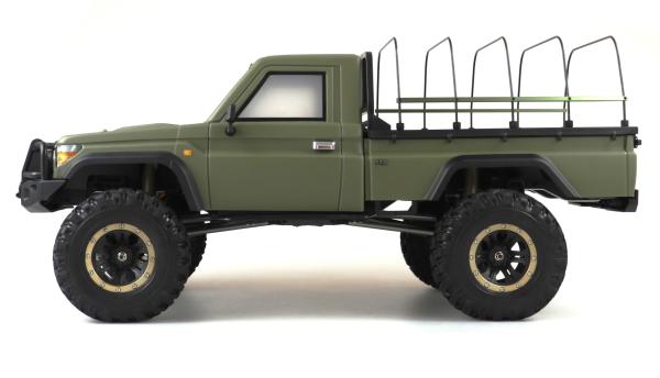 Amewi AMXRock RCX8BS Scale Crawler Pick-Up 1:8 RTR mattgrün RC Spielzeug RC Auto